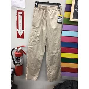Wonderwink scrub pants size small khaki flex active twill new JCPenney